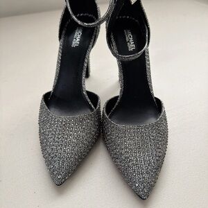Michael Kors Glittering Silver Heels